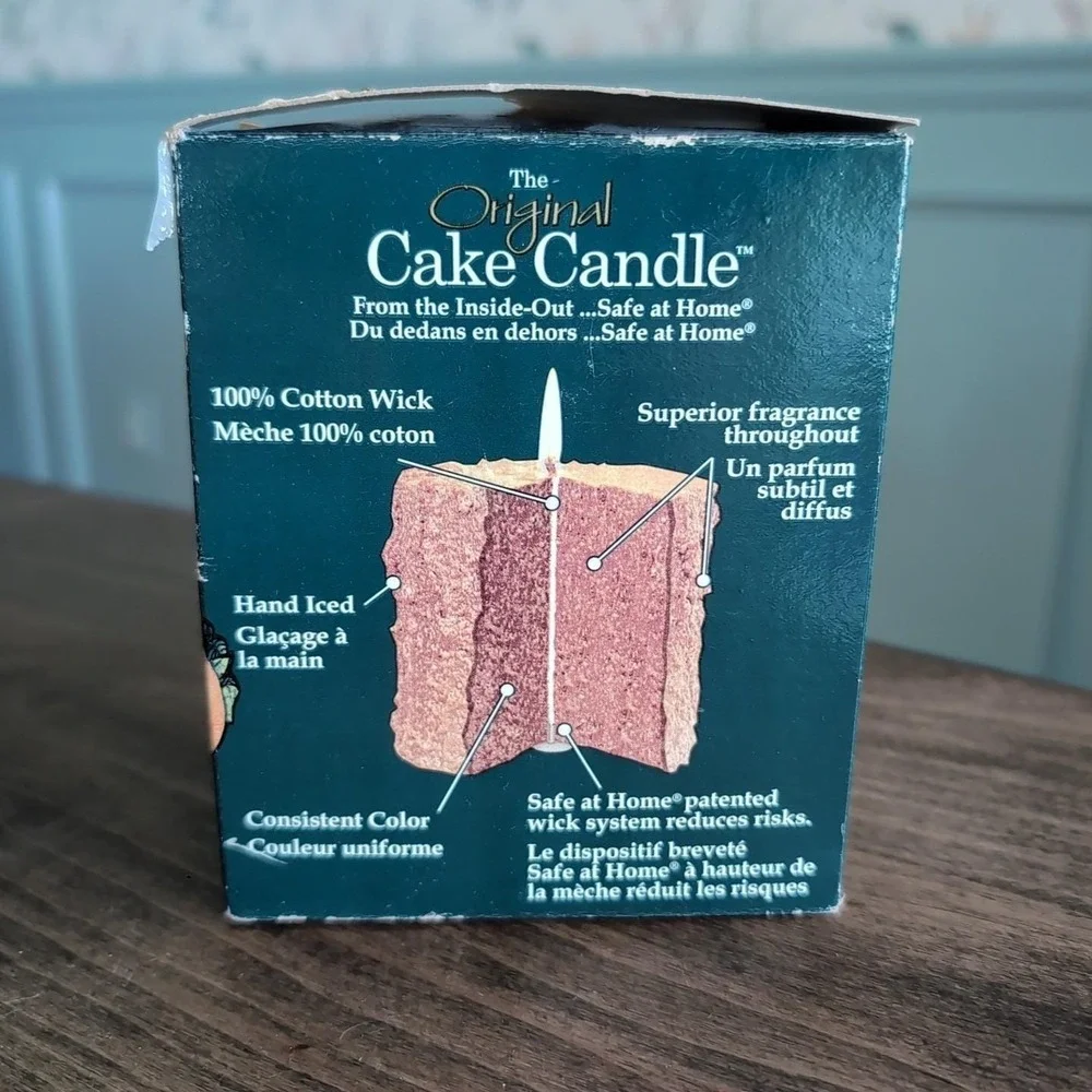 Lumi-Lite‎ The Original Cake Candle Hearth & Home Golden Pear Cake 2001 w/Recipe